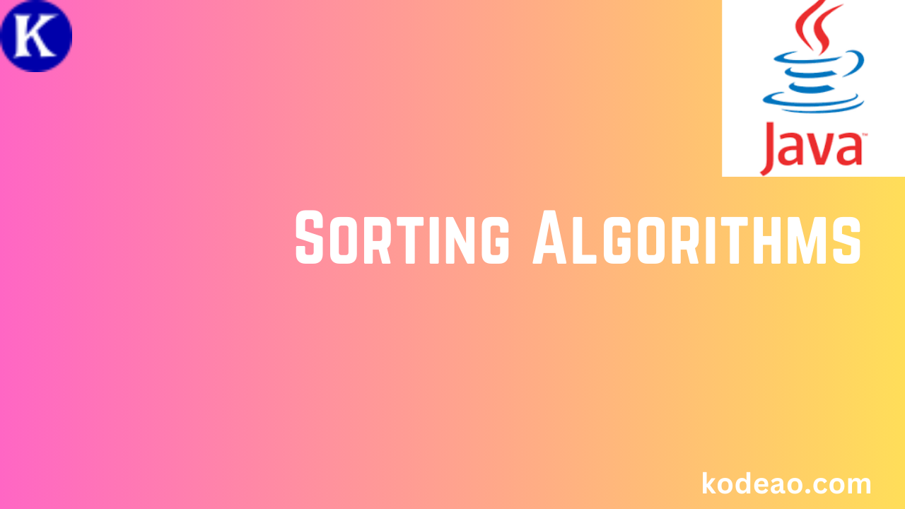 Sorting Algorithms