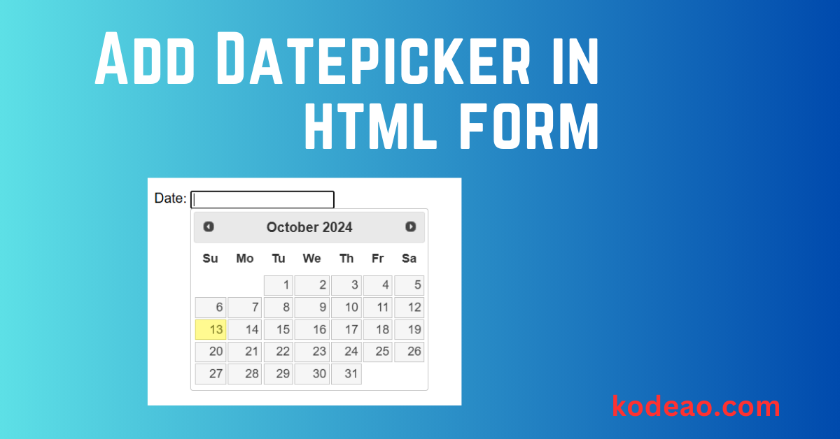 Datepicker